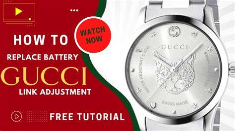 gucci digital watch battery replacement|gucci smart watch battery replacement.